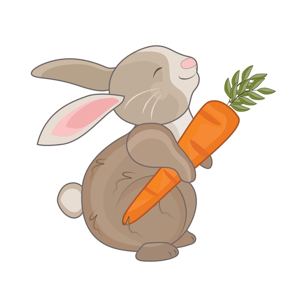 Vector illustration of rabbit