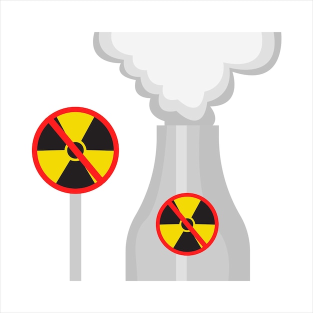 Vettore illustrazione delle radiazioni