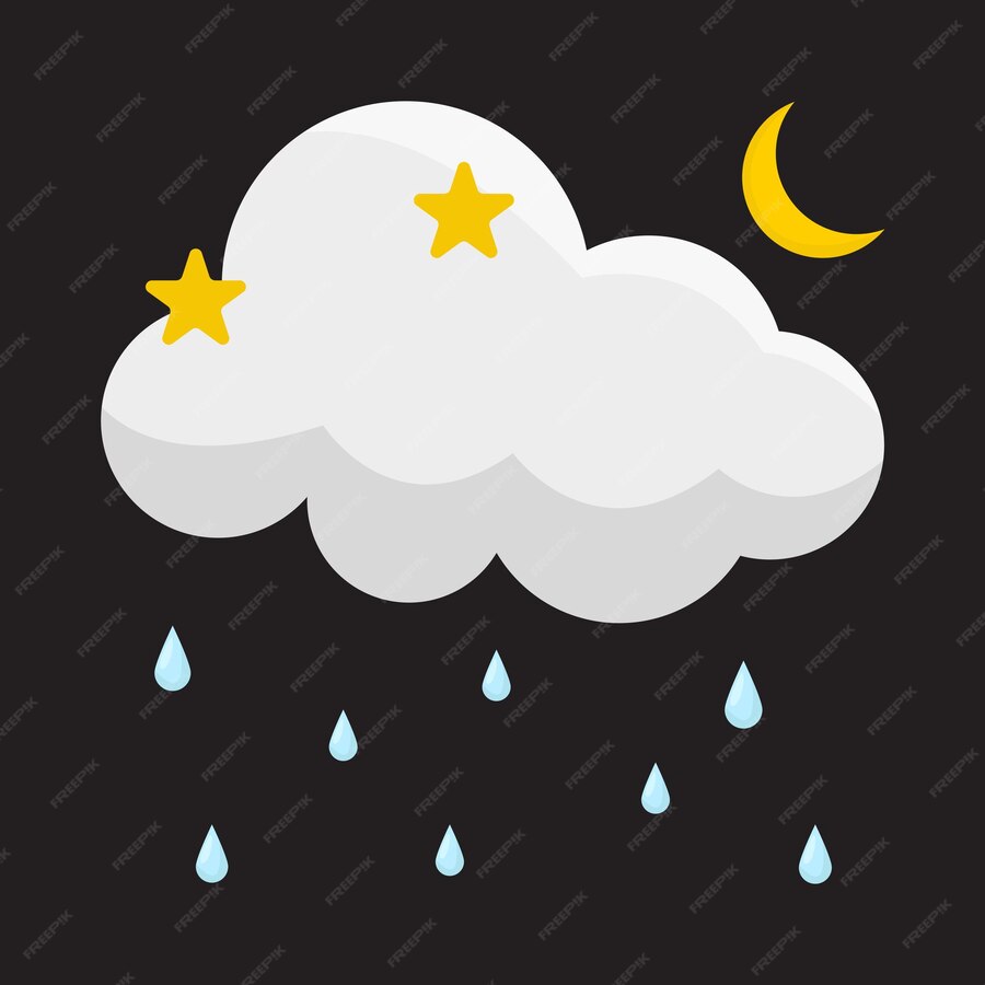 Premium Vector | Illustration of rain