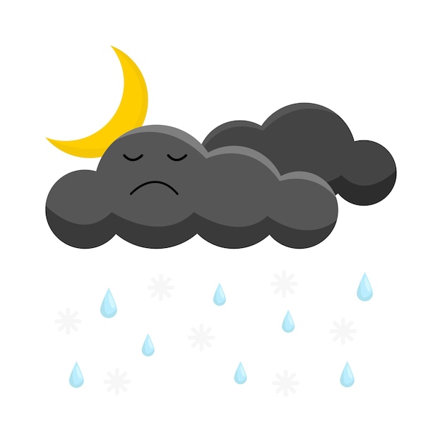 Illustration of rain