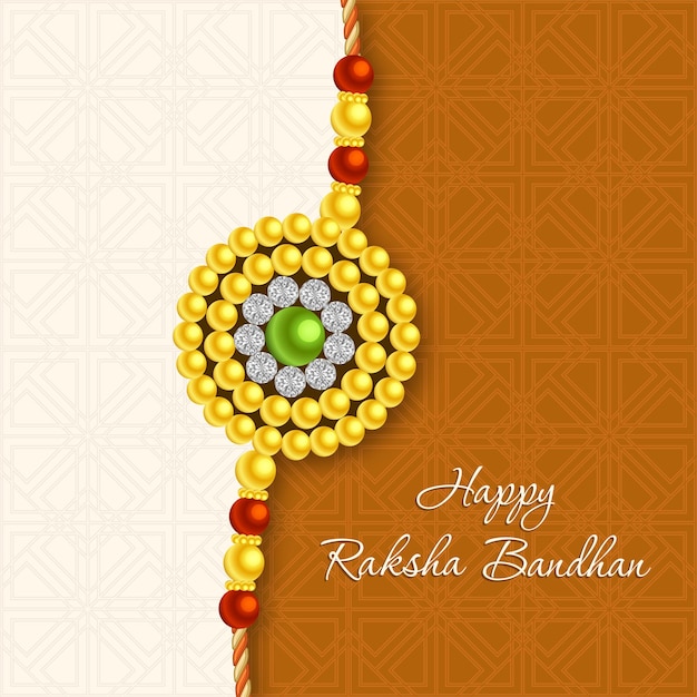 아름다운 Rakhi와 Raksha Bandhan의 그림