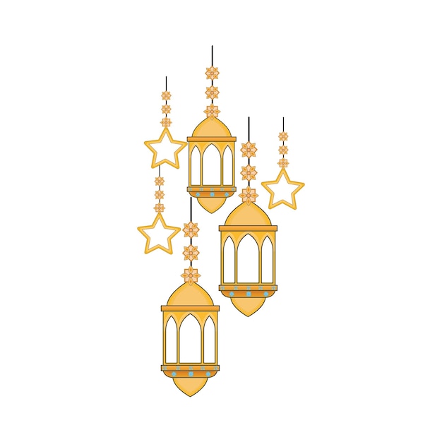 Illustration of ramadhan lantern