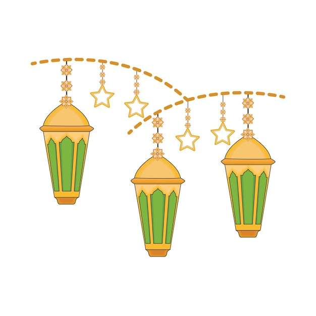 Illustration of ramadhan lantern