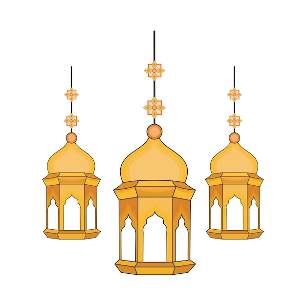 Illustration of ramadhan lantern