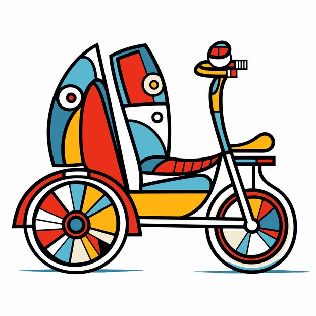 人力車のイラスト