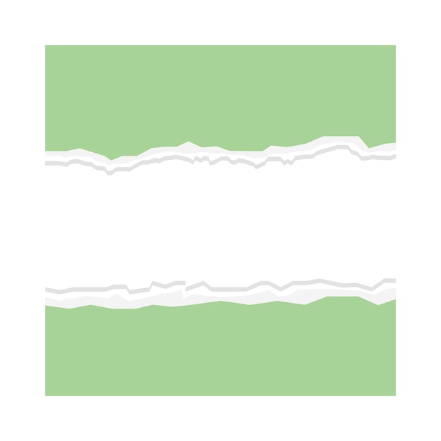 Иллюстрация разорванной бумаги