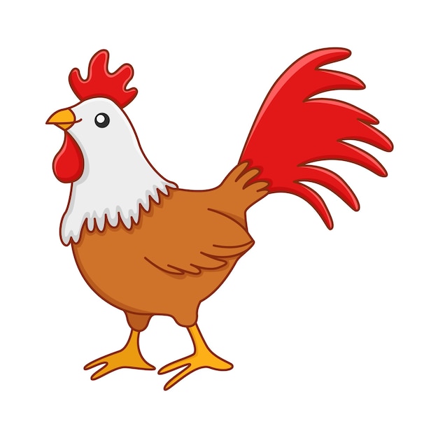 Illustration of rooster