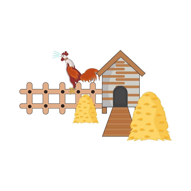 Illustration of rooster