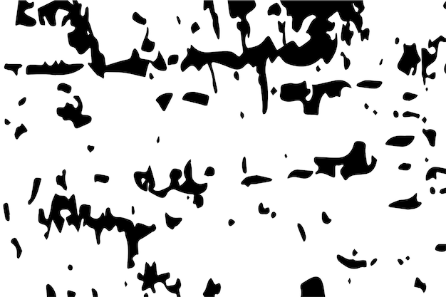 illustration of rough or grunge black texture on white for background or commercial use