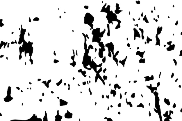 illustration of rough or grunge black texture on white for background or commercial use