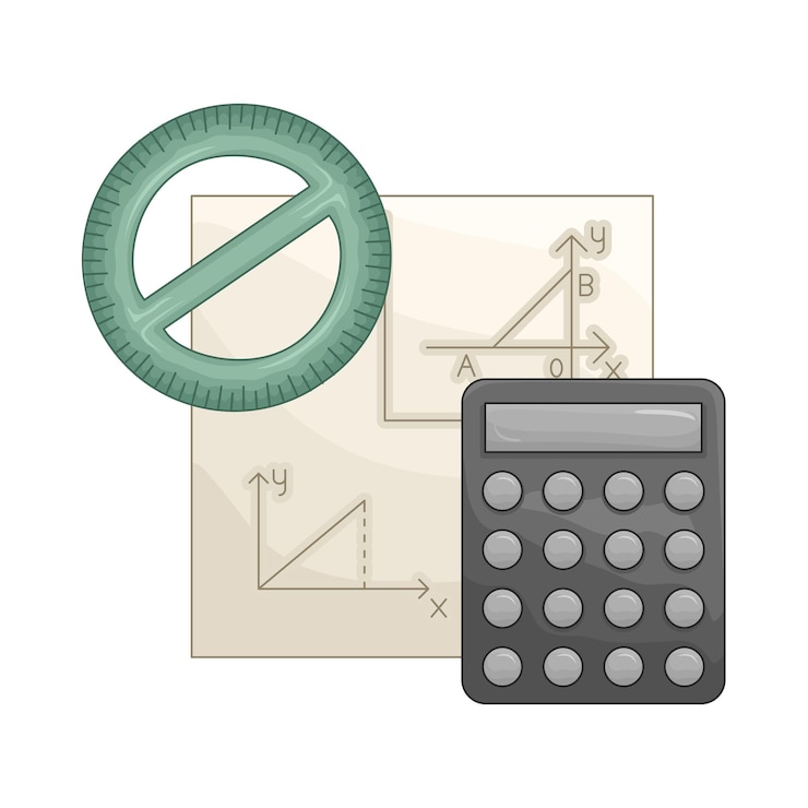 Vector illustration of ruler