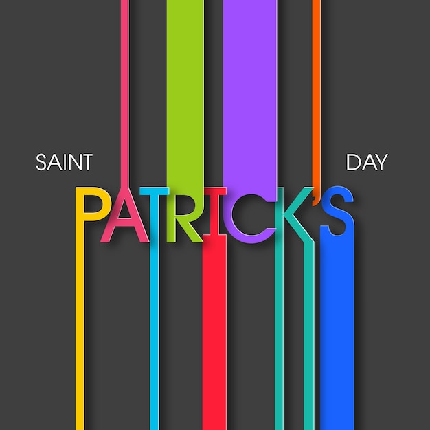 Illustration of saint Patricks day seventeenth march