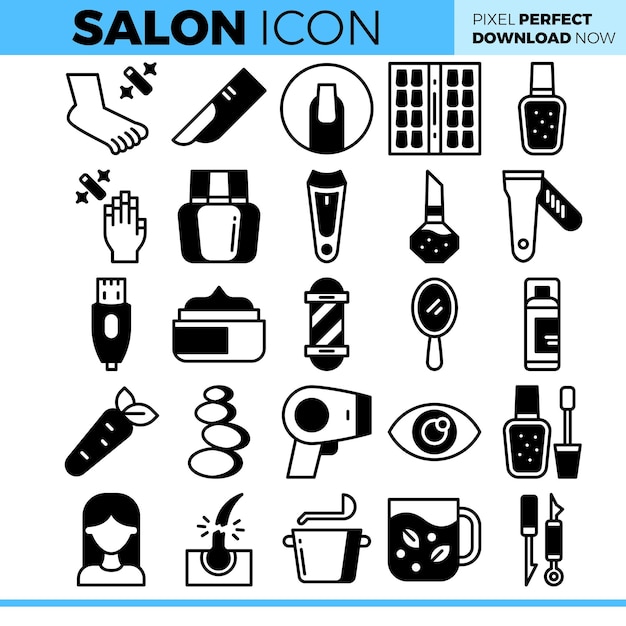 Vector illustration of salon