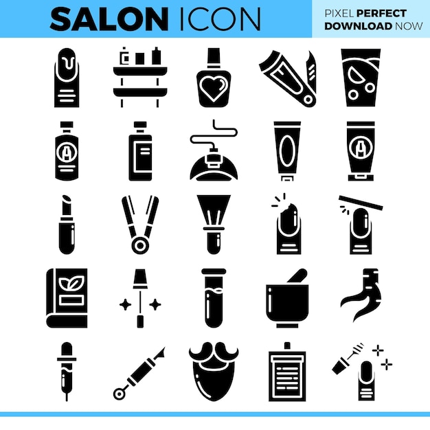 Vector illustration of salon