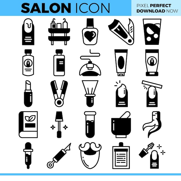 Vector illustration of salon