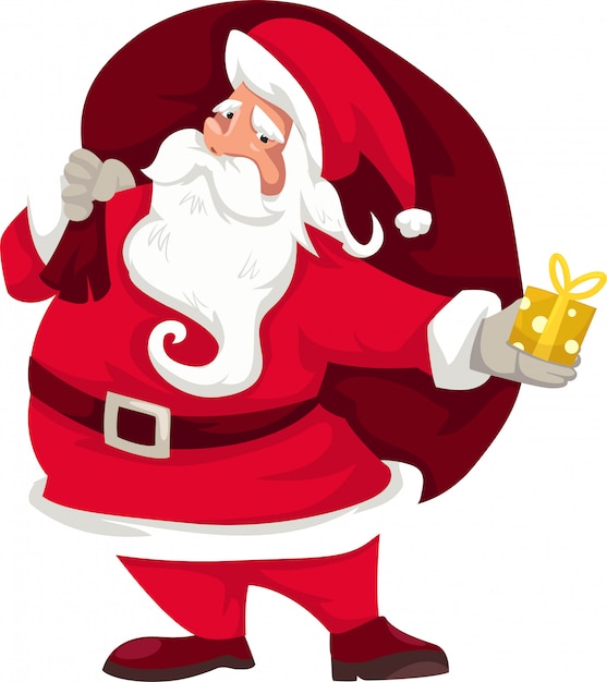 Vector illustration santa claus