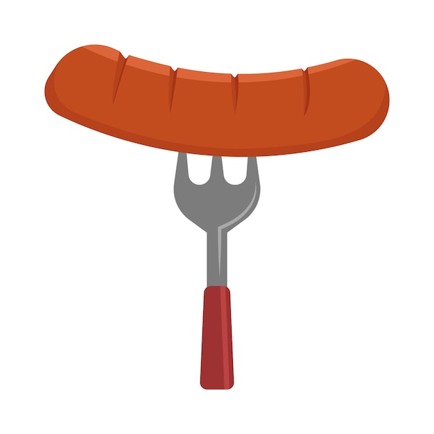 Illustration of sausage