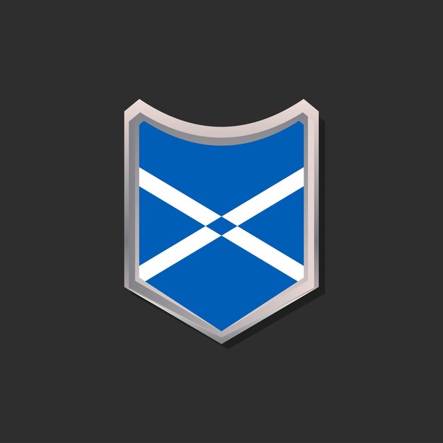 Illustration of Scotland flag Template