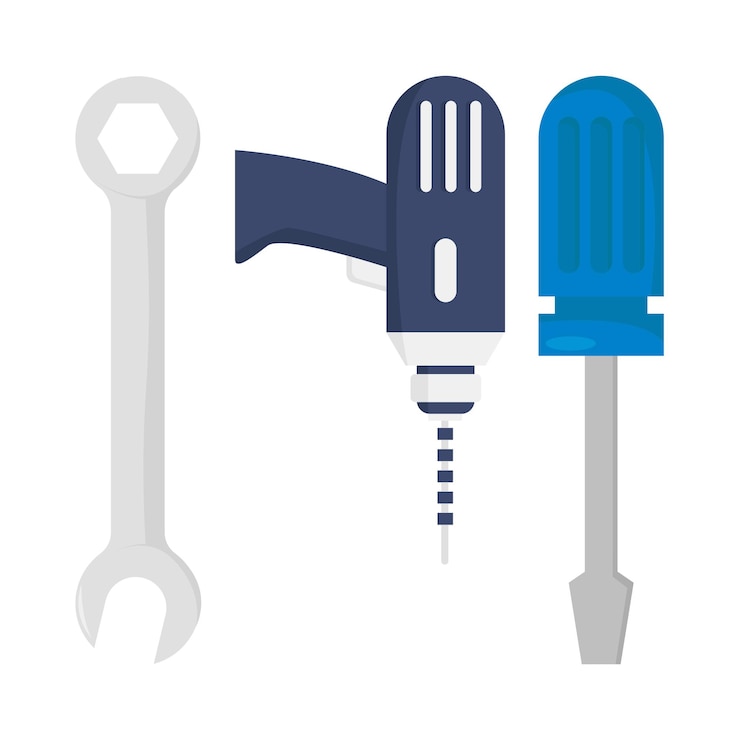 Vector illustration of screwdriver