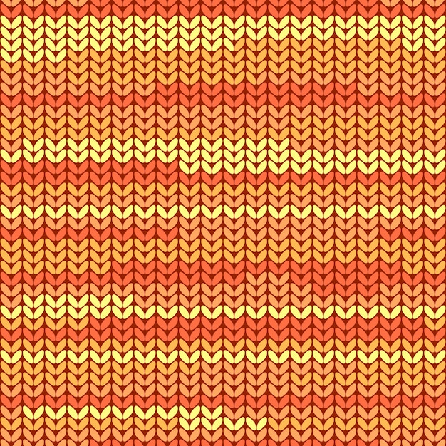 Illustration seamless knitted pattern.