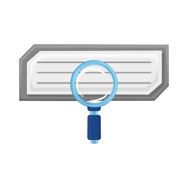 Vector illustration of search