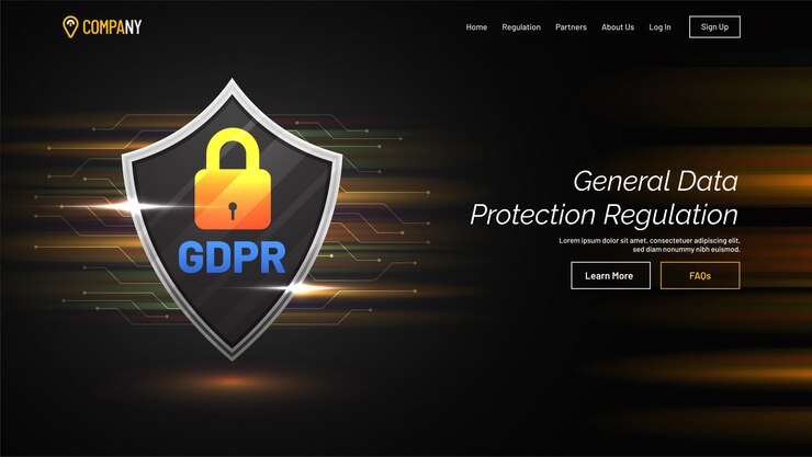 Vector illustration of security shield 