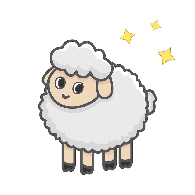 Illustration of sheep