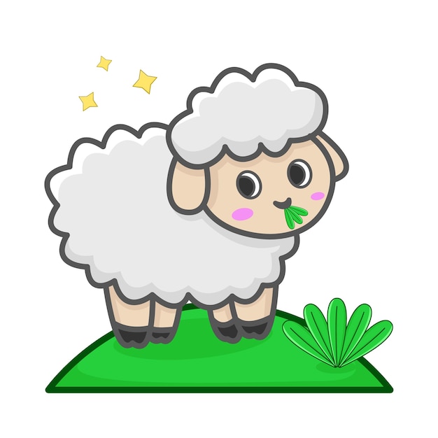 Illustration of sheep