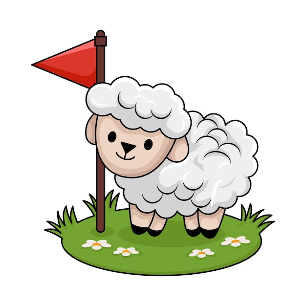 Illustration of sheep