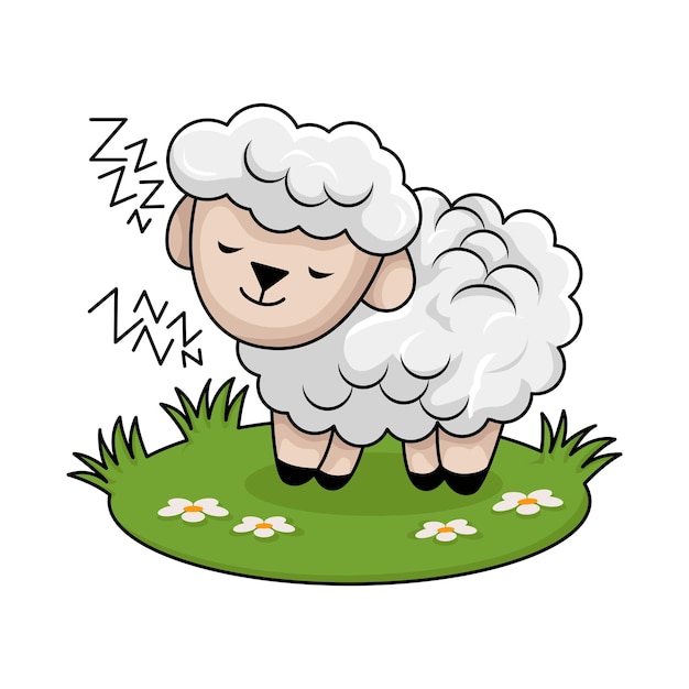 Illustration of sheep