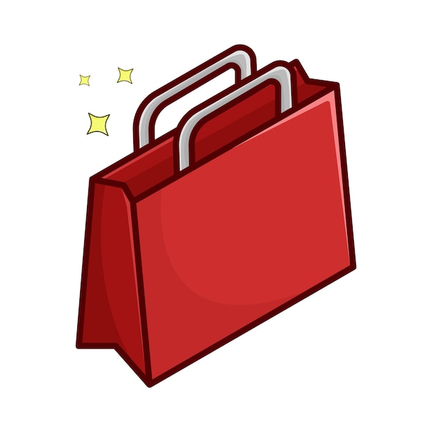 Vector illustration of shop bag