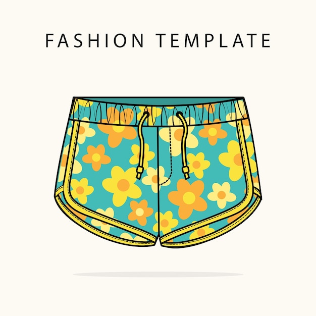 Вектор Иллюстрация короткие брюки на лето