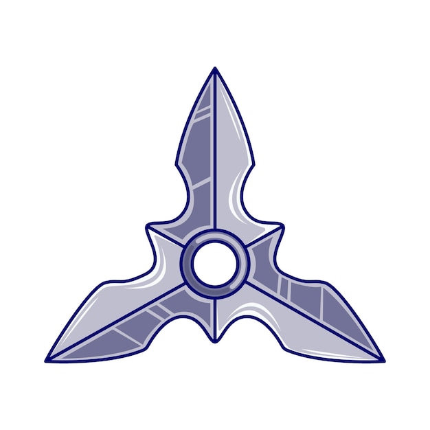 Vettore illustrazione di shuriken