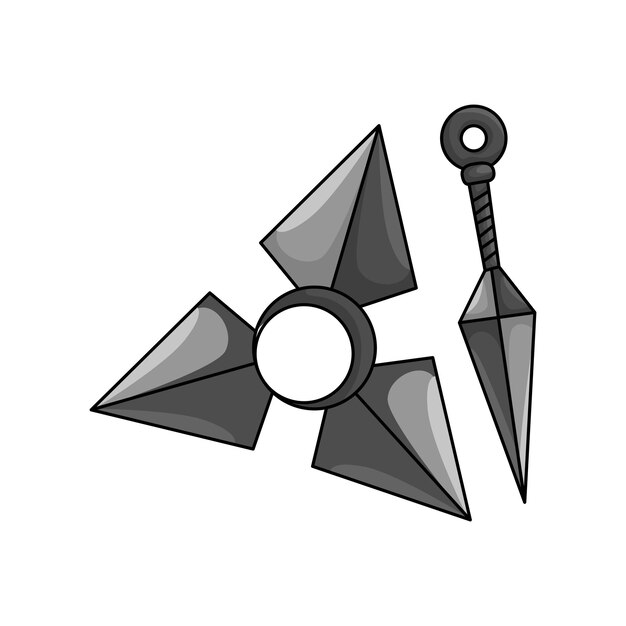 Illustrazione di shuriken