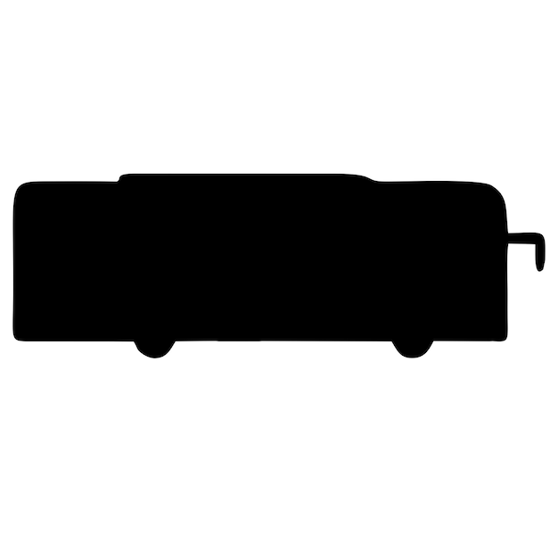 Vector illustration or silhouette of a car