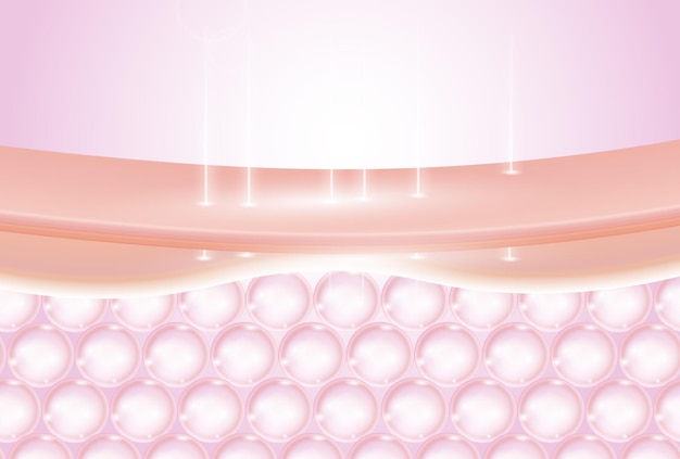 illustration of skin rejuvenation treatment