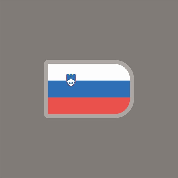 Illustration of Slovenia flag Template