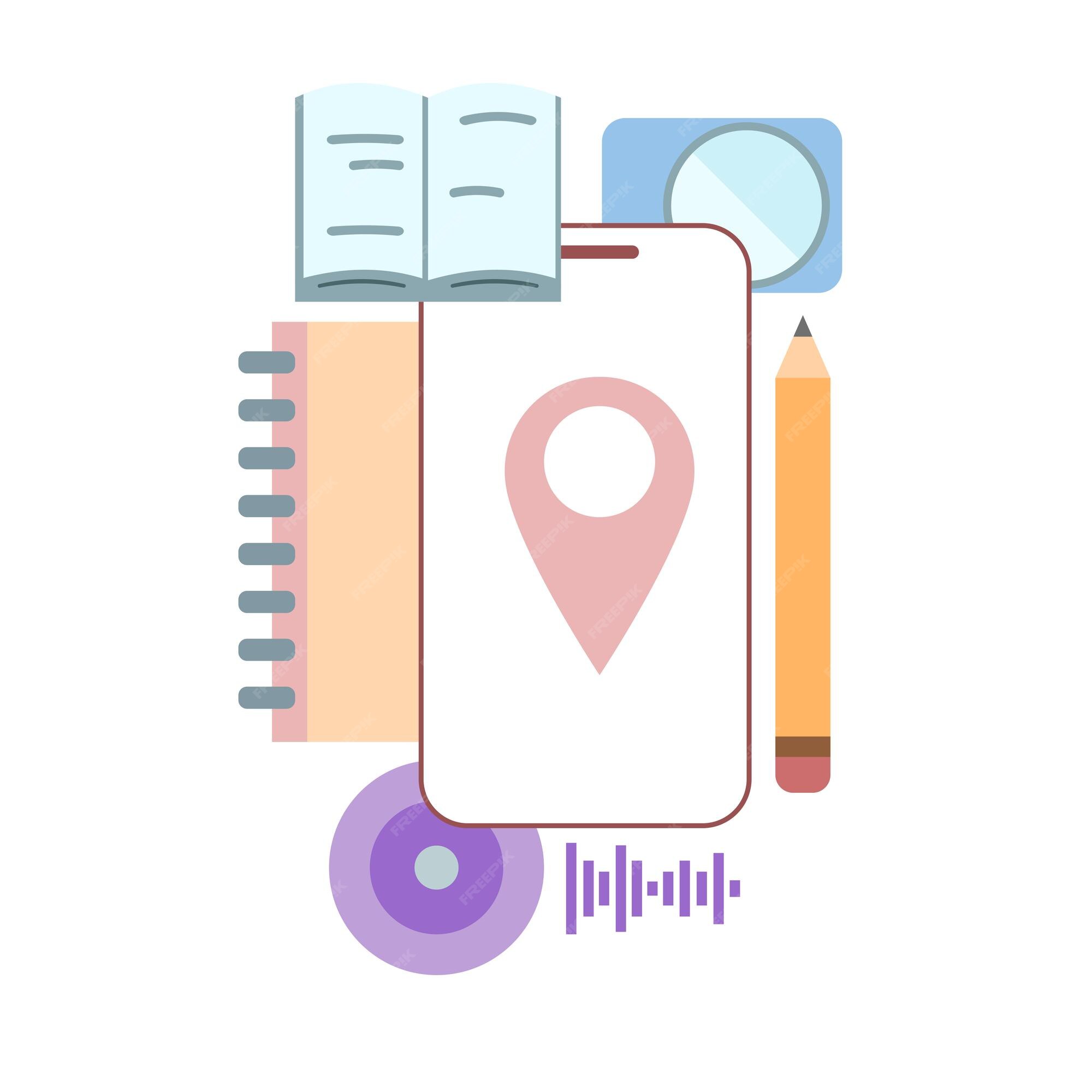 Premium Vector  Illustration of a smartphone and its multitasking and functionality music and 