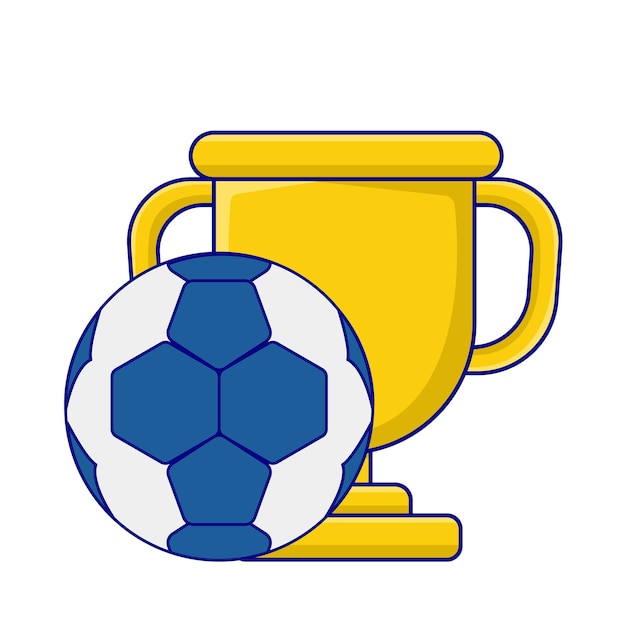 Vector illustration of soccer