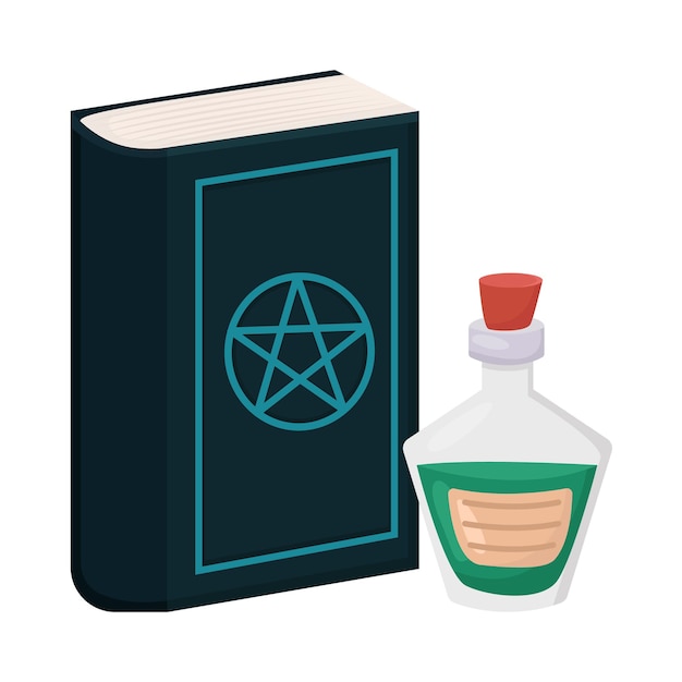 Illustration of spellbook