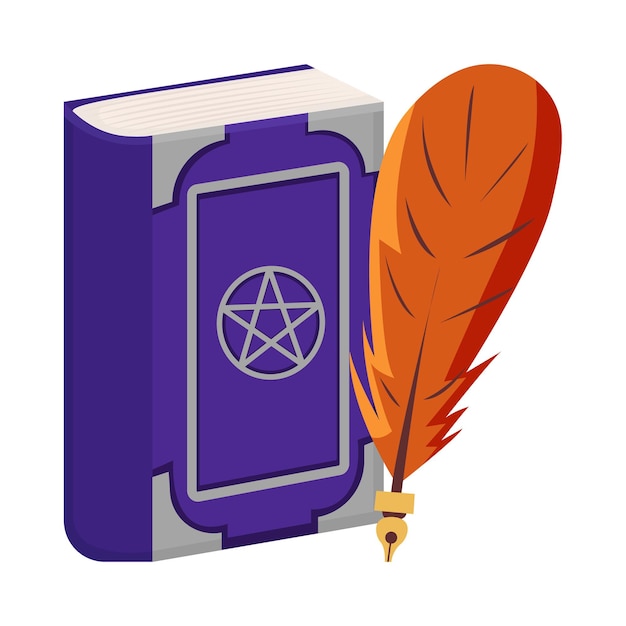 Illustration of spellbook