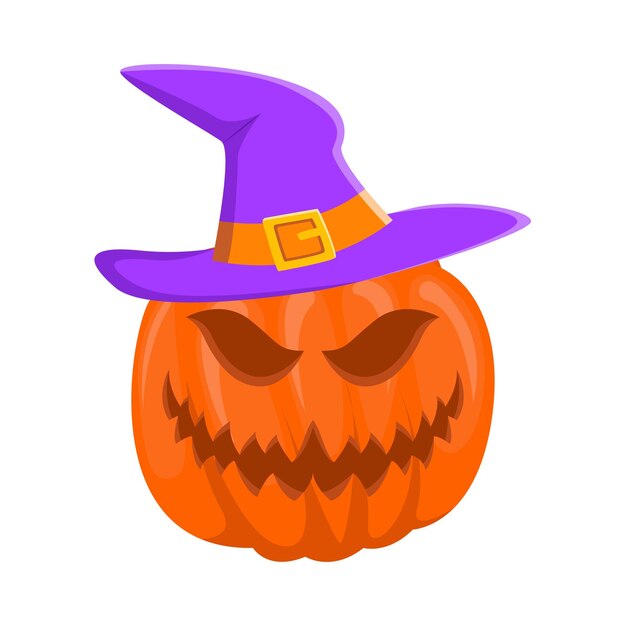 Vector illustration of spooky hats