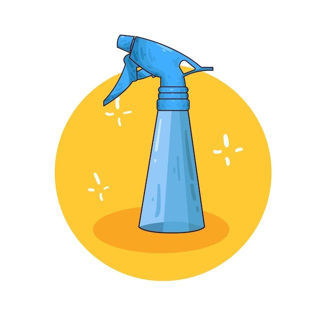 Vector illustration of spray