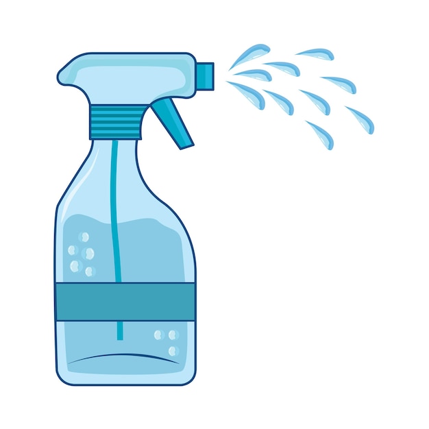 Vector illustration of spray