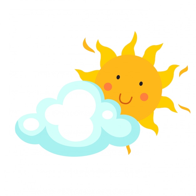 Vector illustration of sun vector