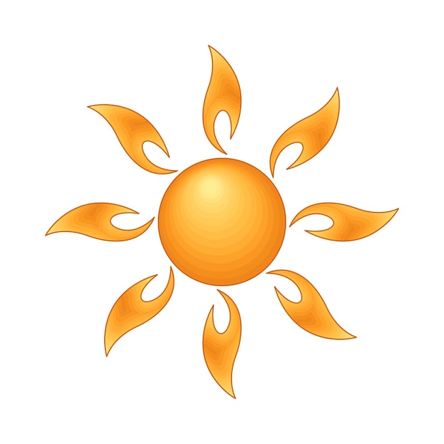 太陽のイラスト