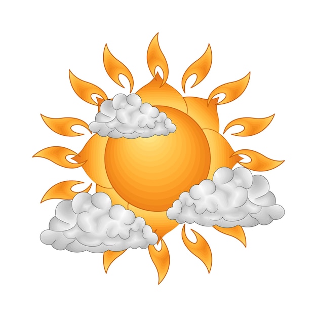 Illustration of sun