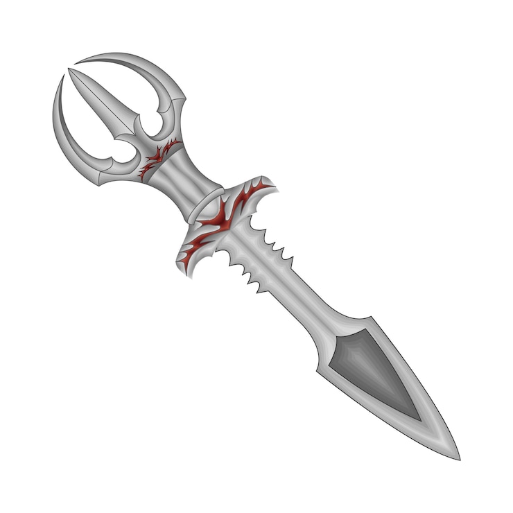 Vector illustration of sword