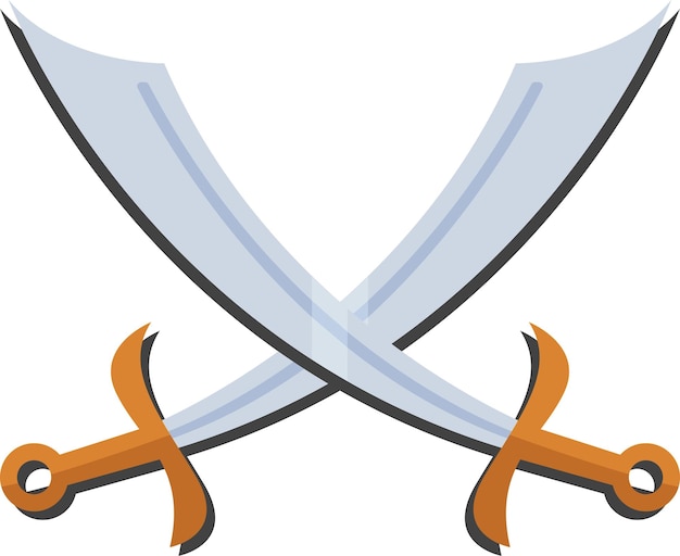 Vector illustration of sword