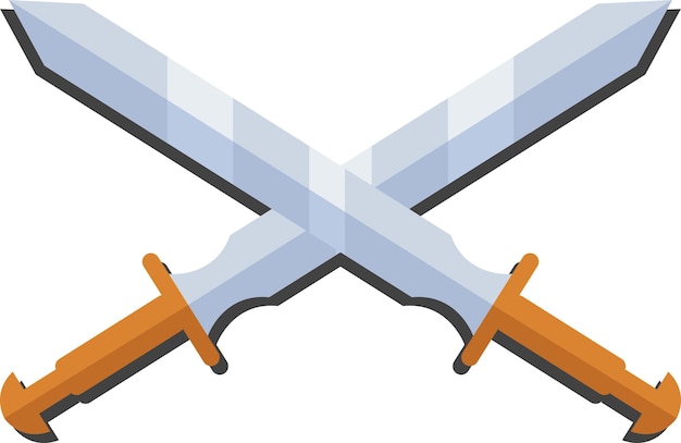 Vector illustration of sword